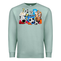 Seafoam Soccer Coffee Cups Premium Sweatshirt - FaDigitalArtStudio