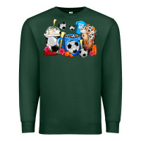 Sports Green Soccer Coffee Cups Premium Sweatshirt - FaDigitalArtStudio