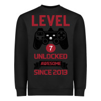 Black Kids Level 7 Unlocked Awesome Since 2013 Heavyweight Sweatshirt - Bettercallsaul