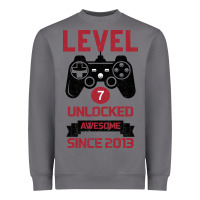 Storm Kids Level 7 Unlocked Awesome Since 2013 Heavyweight Sweatshirt - Bettercallsaul