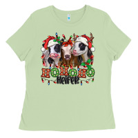 Matcha ho ho ho heifer christmas heifers Ladies Tee - Jasminsmagicworld
