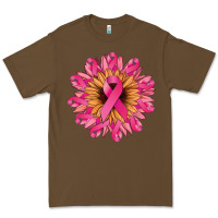 Cacao cancer ribbon sunflower Premium Tee - NancyCooperArtShop