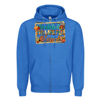 True Royal thankful grateful blessed Zipper Hoodie - CowGirlArtShop