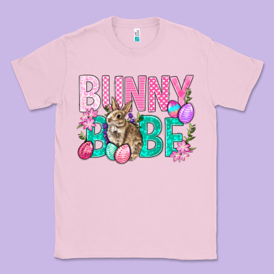 Bunny Babe Easter Classic Tee Designed By Bundleandbundleshop