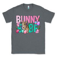 Charcoal Heather Bunny Babe Easter Classic Tee - BundleAndBundleShop