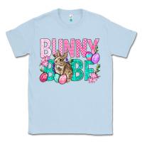 Dusty Blue Bunny Babe Easter Classic Tee - BundleAndBundleShop