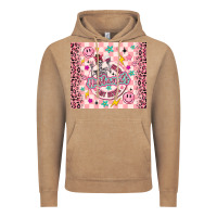 Vintage Coffee on my husbunds last nerve pink Vintage Hoodie - MaliasSmallBusiness