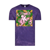 Cloud Purple christmas smile gingerbread cookie seamless pattern bbs Vintage Tee - BundleAndBundleShop