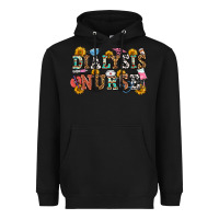Black dialysis nurse Heavyweight Hoodie - OliviaCreatesArt