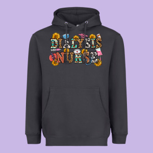 Dialysis Nurse Heavyweight Hoodie Designed By Oliviacreatesart
