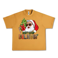 Peanut Butter Don't Stop Believing Santa Urban Heavy Tee - BundleAndBundleShop