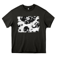 Asphalt black and white cowhide backround Heavy Core Tee - NancyCooperArtShop