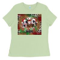Matcha ho ho ho heifer Christmas heifers Ladies Tee - Jasminsmagicworld
