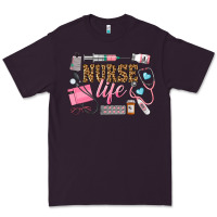 Plum Western Nurse Life Premium Tee - LillyAllenDesigns