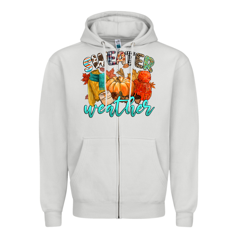 Weather Zipper Hoodie by CowGirlArtShop | Teevron