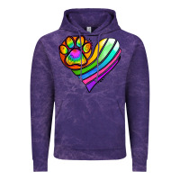 Cloud Purple Pride Heart Vintage Hoodie - Jasminsmagicworld
