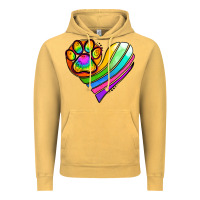Vintage Mustard Pride Heart Vintage Hoodie - Jasminsmagicworld