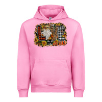 Fuchsia Pink Love Fall Urban Hoodie - CowhideDigitalArt