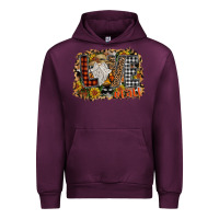 Mauve Wine Love Fall Urban Hoodie - CowhideDigitalArt