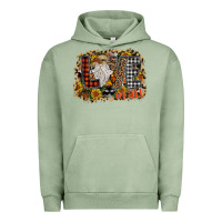 Pigment Oil Green Love Fall Urban Hoodie - CowhideDigitalArt