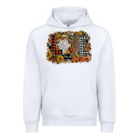 White Love Fall Urban Hoodie - CowhideDigitalArt