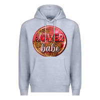 Heather Grey lover babe olivia Premium Hoodie - OliviaCreatesArt