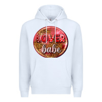 White lover babe olivia Premium Hoodie - OliviaCreatesArt
