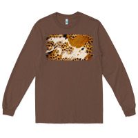 Chestnut leopard cowhide brushstroke Long Sleeve Tee - Jasminsmagicworld