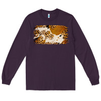 Plum leopard cowhide brushstroke Long Sleeve Tee - Jasminsmagicworld