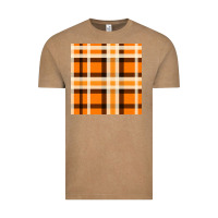 Vintage Coffee tartan seamless pattern bbs Vintage Tee - BundleAndBundleShop