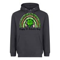Smoke Happy St. Patrick's Day rainbow Heavyweight Hoodie - OliviaCreatesArt