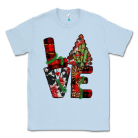Dusty Blue christmas love Classic Tee - JahusDesignShop