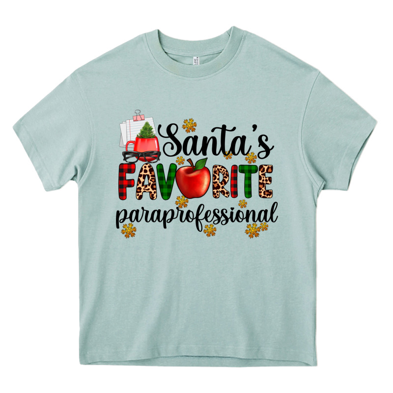 Santa's Favorite  Paraprofesyonal Heavy Core Tee by AdoDesignShop | Teevron