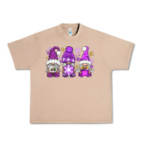 Burro Purple Winter Gnomies Urban Heavy Tee - BundleAndBundleShop