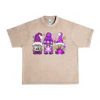 French Oak Purple Winter Gnomies Urban Heavy Tee - BundleAndBundleShop