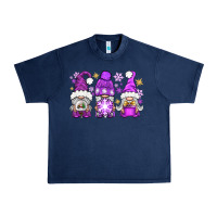 Navy Purple Winter Gnomies Urban Heavy Tee - BundleAndBundleShop