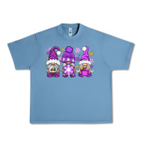 Pebble Blue Purple Winter Gnomies Urban Heavy Tee - BundleAndBundleShop