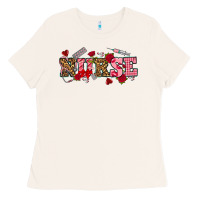 Bone valentines day nurse Ladies Tee - NancyCooperArtShop