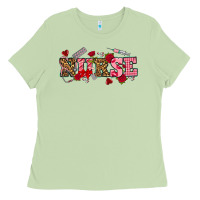 Matcha valentines day nurse Ladies Tee - NancyCooperArtShop