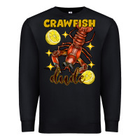 Black Mardi Gras Crawfish dude Premium Sweatshirt - FaDigitalArtStudio