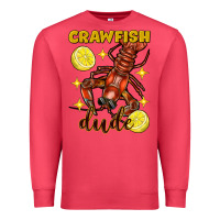 Cardinal Mardi Gras Crawfish dude Premium Sweatshirt - FaDigitalArtStudio