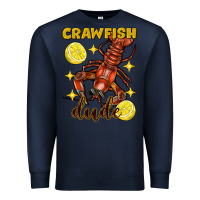 Navy Mardi Gras Crawfish dude Premium Sweatshirt - FaDigitalArtStudio