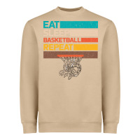 Mushroom Eat Sleep Basketball Repeat Heavyweight Sweatshirt - Bettercallsaul