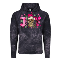 Cloud Black Pink Christmas Joy skeleton Vintage Hoodie - NancyCooperArtShop