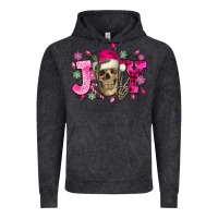 Pink Christmas Joy Skeleton Vintage Hoodie | Teevron