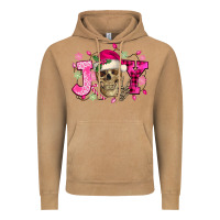 Vintage Camel Pink Christmas Joy skeleton Vintage Hoodie - NancyCooperArtShop