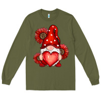 Army Green valentines day red Long Sleeve Tee - RanaPortraitStore