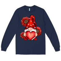 Navy valentines day red Long Sleeve Tee - RanaPortraitStore