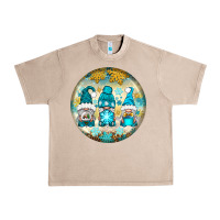 French Oak Winter Gnomies Ornament Urban Heavy Tee - BundleAndBundleShop