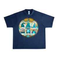Navy Winter Gnomies Ornament Urban Heavy Tee - BundleAndBundleShop